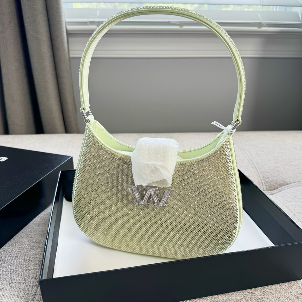 NEW Alexander Wang W Legacy Small Hobo in Crystal Satin